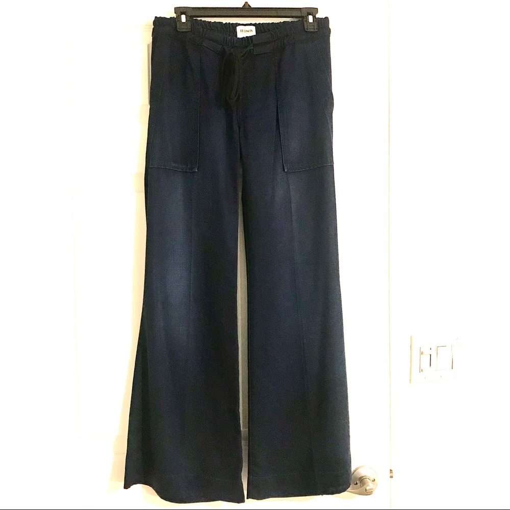 Dark Wash, Wide-leg Hudson Pants/Jeans